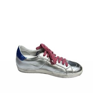 Primabase Metallic Sneaker - Silver/Blue/Pink